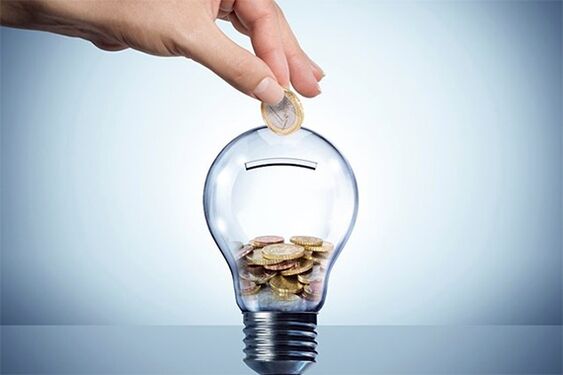 Poerery a forma di lampadina